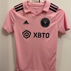 Adidas Kids Inter Miami Lionel Messi 9-10Y Pink Jersey Size Small 140